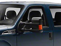 Powered Heated Towing Mirror with Amber LED Turn Signal; Driver Side (11-16 F-250 Super Duty)