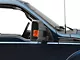 Powered Heated Towing Mirror with Amber LED Turn Signal; Black; Passenger Side (11-16 F-250 Super Duty)