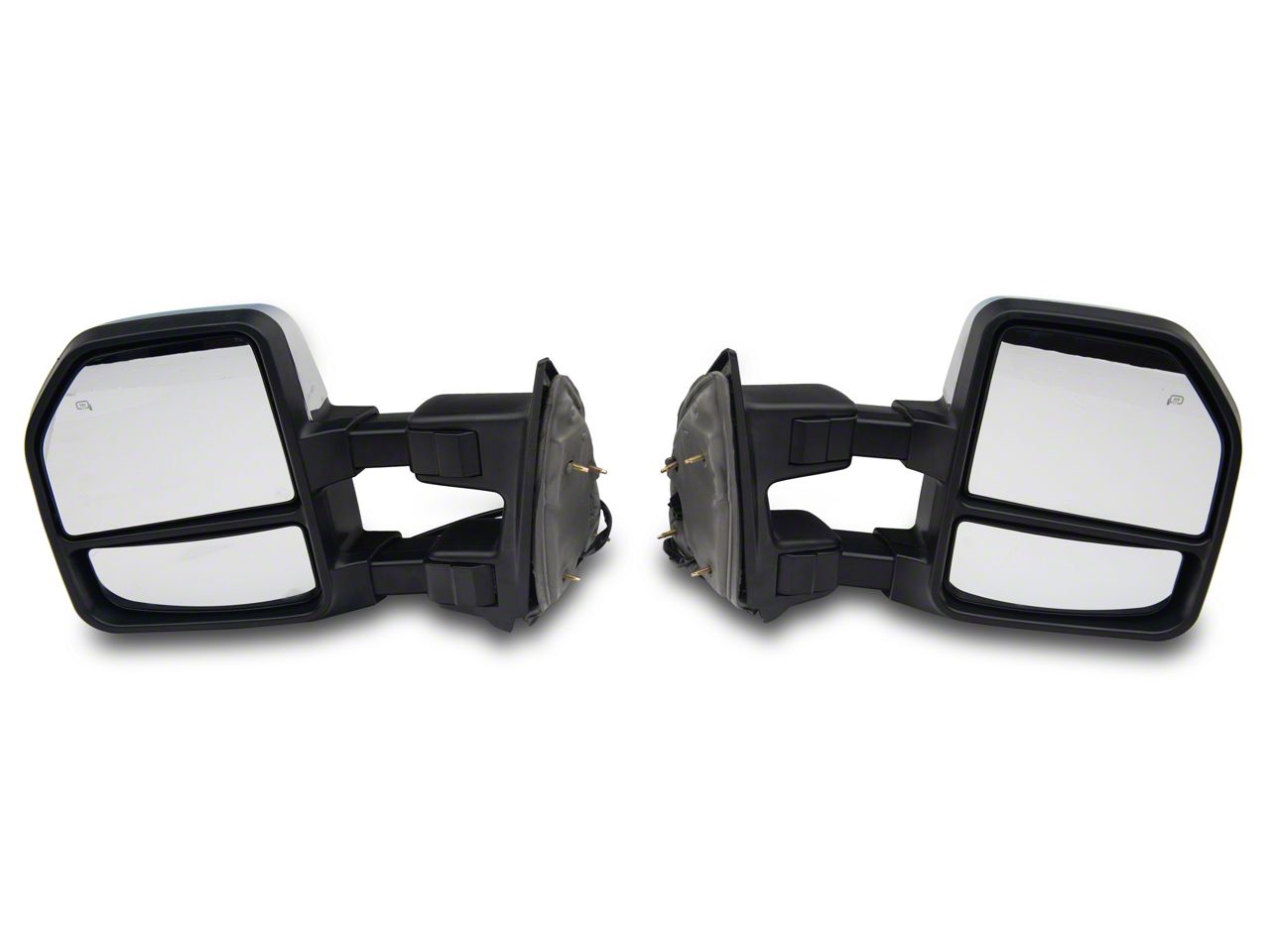 Chrome Power Heated Towing Mirrors For 99-07 Ford F250-F550 Super