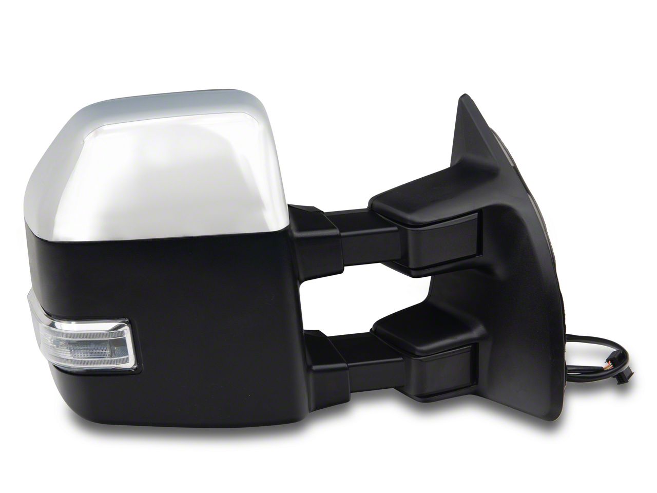 thumbnail image 2 of Perautoparts Power Heated Tow Mirrors For Ford F-250 Super Duty 99-16 Chrome 2 of 2