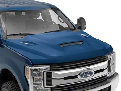 Type-SSK Style Ram Air Hood; Unpainted (17-22 F-250 Super Duty)