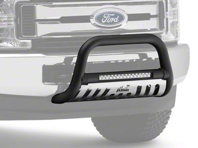 Ultimate LED Bull Bar; Textured Black (17-25 F-250 Super Duty)