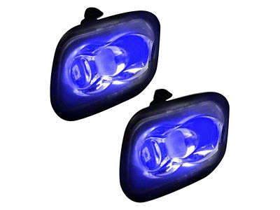Ultra High Power LED Mirror/Puddle Light Kit; Blue (17-25 F-250 Super Duty)