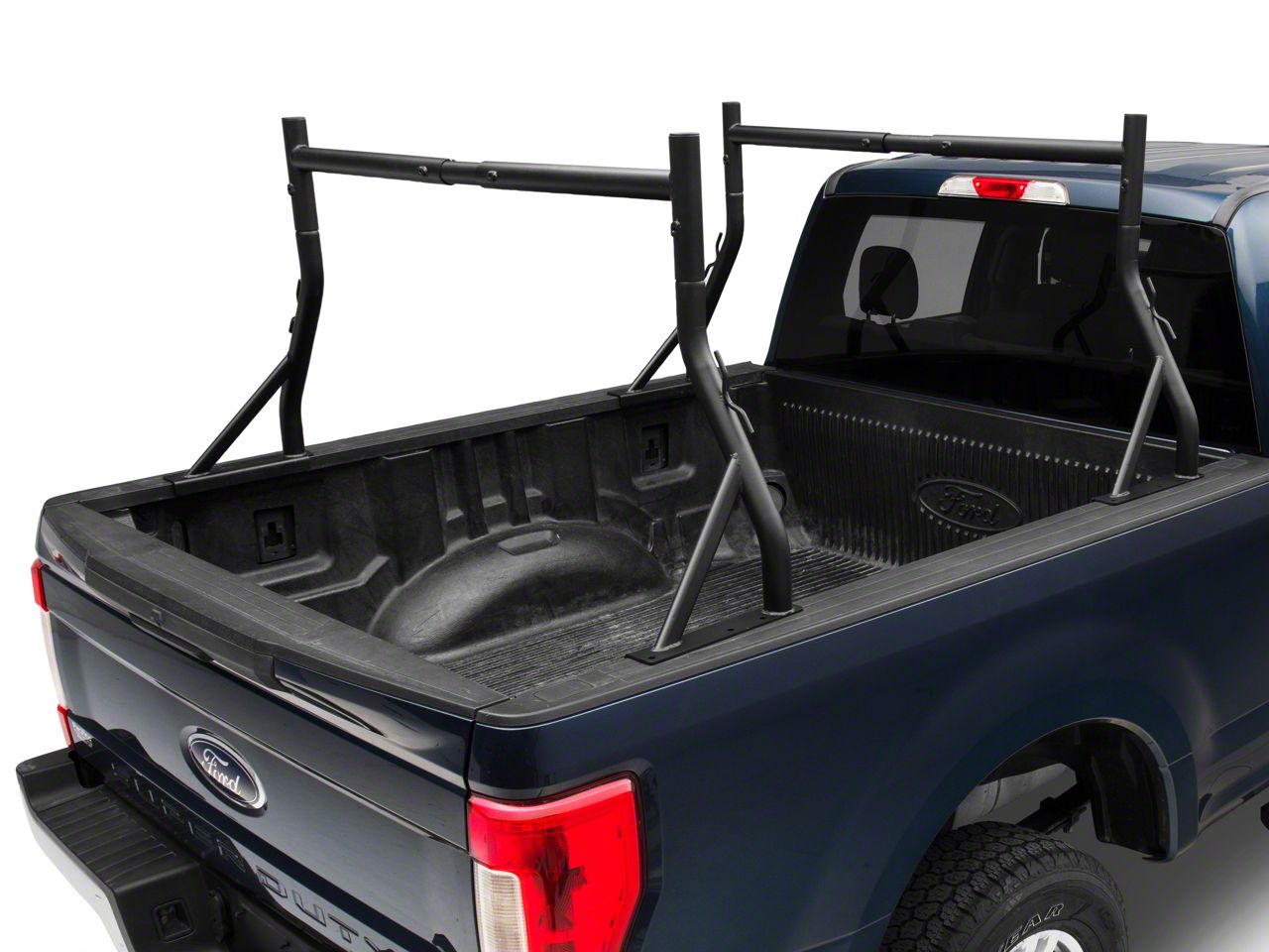 RedRock F-250 Super Duty Utility Ladder Rack; Black T537103 (Universal ...