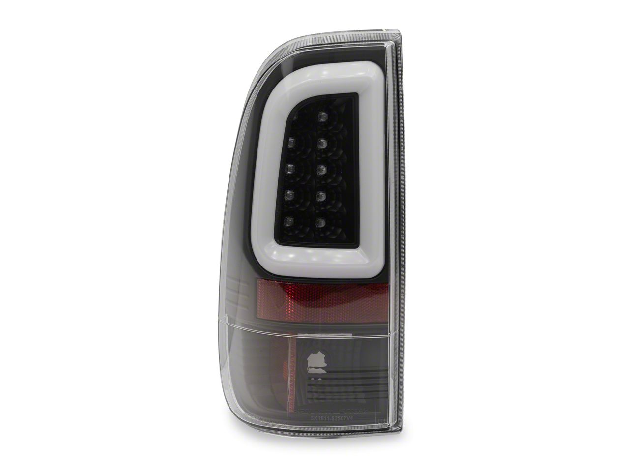 thumbnail image 2 of 08-16 Ford F250 F350 Super Duty LED C-Tube Tail Light – Black Housing / Clear Lens – Speed Daddy 2 of 2
