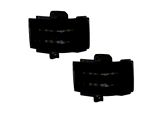 White LED Scanning Side Mirror Lenses; Smoked (17-22 F-250 Super Duty w/ Factory LED Headlights & Tail Lights)