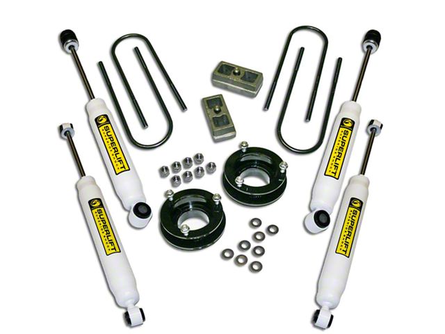 SuperLift 2-Inch Level 1 Suspension Lift Kit with Shadow Series Shocks (06-08 4WD RAM 1500 Mega Cab)