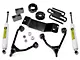 SuperLift 3.50-Inch Upper Control Arm Lift Kit with Superide Shocks (07-18 4WD Silverado 1500)