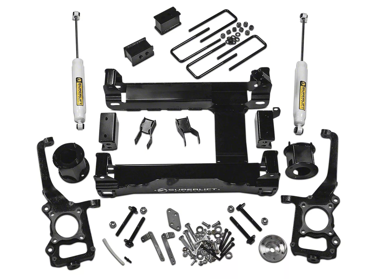SuperLift 4.50-Inch Suspension Lift Kit with Shocks (15-20 4WD F-150 SuperCab, SuperCrew, Excluding Raptor)
