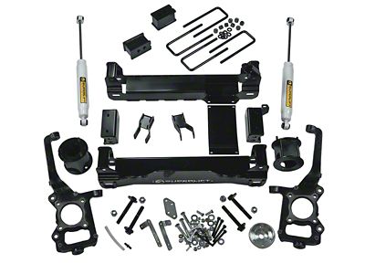 SuperLift 4.50-Inch Suspension Lift Kit with Superide Shocks (09-14 4WD F-150 SuperCab, SuperCrew, Excluding Raptor)