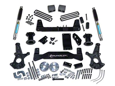 SuperLift 6.50-Inch Suspension Lift Kit with Bilstein Shocks (07-13 4WD Silverado 1500)