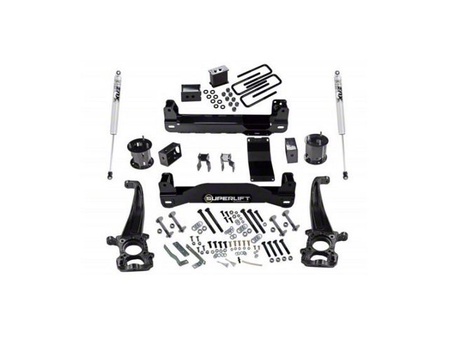 SuperLift 6-Inch Suspension Lift Kit with Fox Shocks (15-20 4WD F-150 SuperCab, SuperCrew, Excluding Raptor)