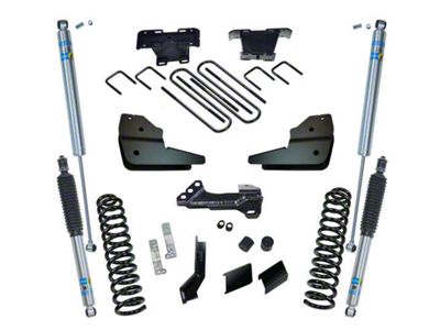 SuperLift 4-Inch Suspension Lift Kit with Bilstein 5100 Shocks (23-25 4WD 6.7L Powerstroke F-250 Super Duty w/o Auto Leveling Headlights)