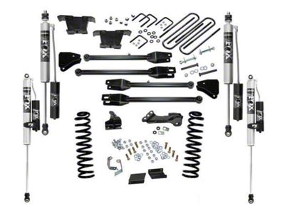 SuperLift 4-Inch Suspension Lift Kit with Fox Shocks and 4-Links Arms (11-16 4WD 6.7L Powerstroke F-250 Super Duty)