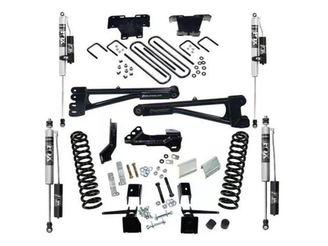 SuperLift 4-Inch Suspension Lift Kit with Fox Shocks and Radius Arms (17-22 4WD 6.7L Powerstroke F-250 Super Duty)