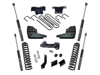 SuperLift 4-Inch Suspension Lift Kit with Superlift Shocks (23-24 4WD 6.7L Powerstroke F-250 Super Duty w/o Auto Leveling Headlights)