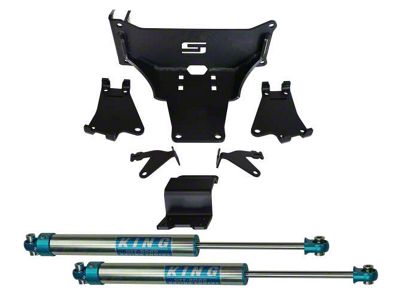 SuperLift Dual Steering Stabilizer Kit with King 2.0 Steering Stabilizers (23-24 4WD F-250 Super Duty)