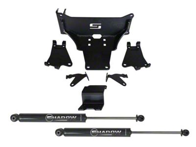 SuperLift Dual Steering Stabilizer Kit with Shadow Series Steering Stabilizers (11-25 4WD F-250 Super Duty)