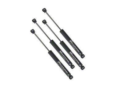 SuperLift Shadow Series Front and Rear Shocks for 4 to 6-Inch Lift (17-25 4WD F-250 Super Duty)