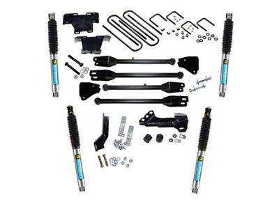 SuperLift 4-Inch 4-Link Suspension Lift Kit with Bilstein Shocks (17-22 4WD 6.7L Powerstroke F-350 Super Duty)