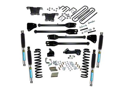 SuperLift 4-Inch 4-Link Suspension Lift Kit with Bilstein Shocks (11-16 4WD 6.7L Powerstroke F-350 Super Duty)