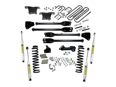 SuperLift 4-Inch 4-Link Suspension Lift Kit with Superide Shocks (11-16 4WD 6.7L Powerstroke F-350 Super Duty)