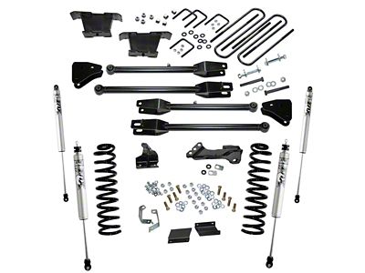 SuperLift 4-Inch 4-Link Suspension Lift Kit with FOX Shocks (11-16 4WD 6.7L Powerstroke F-350 Super Duty)