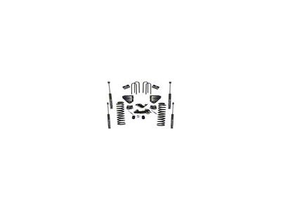 SuperLift 4-Inch Coil Spring Suspension Lift Kit with Shadow Series Shocks (05-07 4WD 6.0L Powerstroke F-350 Super Duty w/ 1-Piece Driveshaft & w/o Overload Springs)