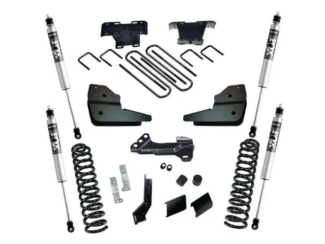 SuperLift 4-Inch Suspension Lift Kit with FOX 2.0 Shocks (23-24 4WD 6.7L Powerstroke F-350 Super Duty w/o Auto Leveling Headlights)