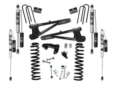 SuperLift 4-Inch Suspension Lift Kit with Fox Shocks and Replacement Radius Arms (11-16 4WD 6.7L Powerstroke F-350 Super Duty)