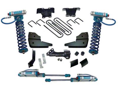 SuperLift 4-Inch Suspension Lift Kit with King Coil-Overs and Reservoir Shocks (23-25 4WD 6.7L Powerstroke F-350 Super Duty w/o Auto Leveling Headlights)