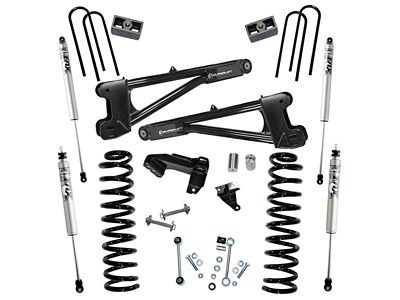 SuperLift 4-Inch Suspension Lift Kit with Radius Arms and Fox Shocks (11-16 4WD 6.7L Powerstroke F-350 Super Duty)