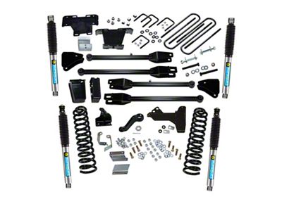 SuperLift 6-Inch 4-Link Suspension Lift Kit with Bilstein Shocks (11-16 4WD 6.7L Powerstroke F-350 Super Duty)