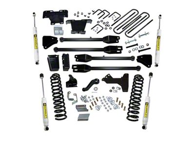 SuperLift 6-Inch 4-Link Suspension Lift Kit with Superide Shocks (11-16 4WD 6.7L Powerstroke F-350 Super Duty)