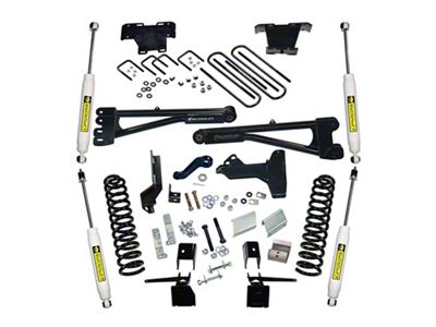 SuperLift 6-Inch Radius Arm Suspension Lift Kit with Superide Shocks (17-22 4WD 6.7L Powerstroke F-350 Super Duty)