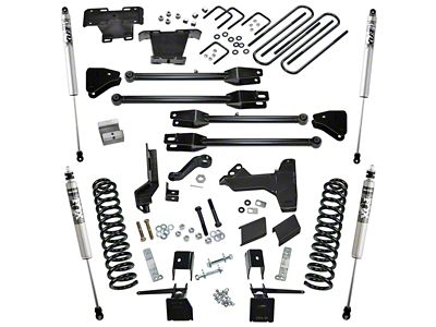 SuperLift 6-Inch 4-Link Suspension Lift Kit with FOX Shocks (17-22 4WD 6.7L Powerstroke F-350 Super Duty)