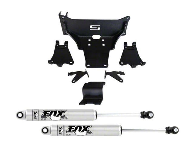 SuperLift Dual Steering Stabilizer Kit with FOX 2.0 Steering Stabilizers (11-24 4WD F-350 Super Duty)