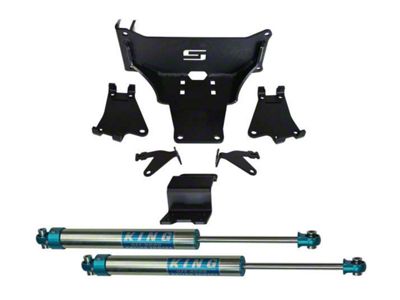 SuperLift Dual Steering Stabilizer Kit with King 2.0 Steering Stabilizers (11-24 4WD F-350 Super Duty)