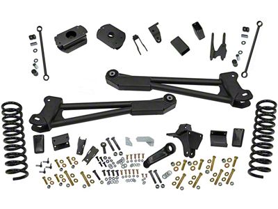 SuperLift 3.50-Inch Radius Arm Suspension Lift Kit with Shock Extensions (19-24 4WD 6.7L RAM 2500 w/o Air Ride, Excluding Power Wagon)