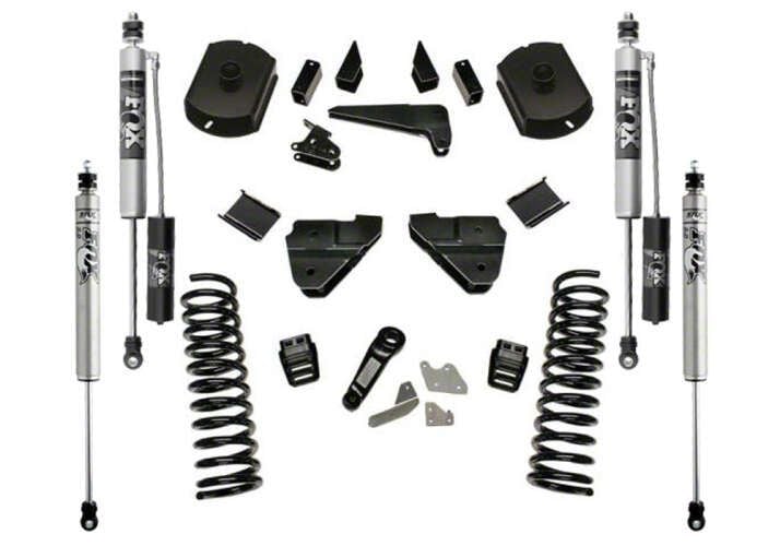 SuperLift RAM 2500 4Inch Suspension Lift Kit with Fox Shocks K124FX (1418 4WD 6.7L RAM 2500
