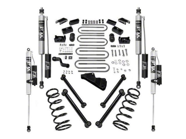 SuperLift 4-Inch Suspension Lift Kit with Fox Shocks (10-13 4WD 6.7L RAM 2500)