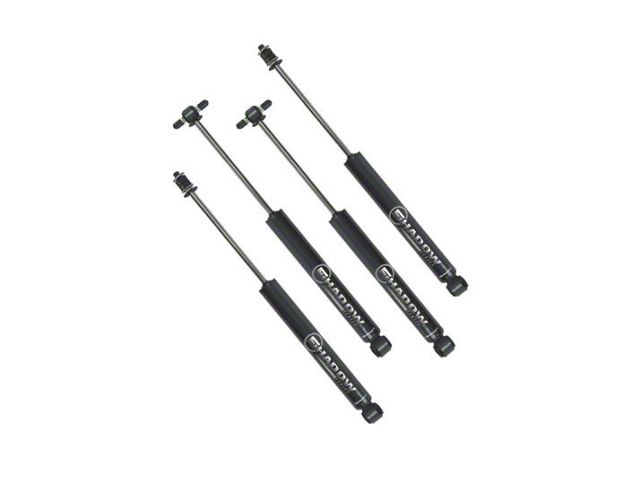 SuperLift Shadow Series Front and Rear Shocks for 4-Inch Lift (03-13 4WD 5.7L, 8.0L RAM 2500)