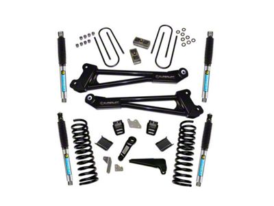 SuperLift 4-Inch Radius Arm Suspension Lift Kit with Bilstein Shocks (13-18 4WD 6.7L RAM 3500 w/o Air Ride)