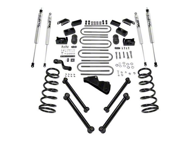 SuperLift 6-Inch Suspension Lift Kit with FOX Shocks (10-12 4WD 6.7L RAM 3500)