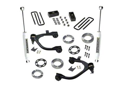 SuperLift 3-Inch Suspension Lift Kit with Superide Shocks (19-25 Sierra 1500, Excluding AT4 & Denali)