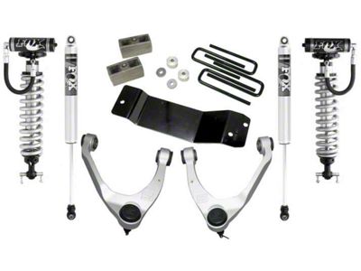 SuperLift 3.50-Inch Upper Control Arm Lift Kit with FOX Coil-Overs and Shocks (14-18 4WD Sierra 1500 w/ Cast Aluminum or Stamped Steel Control Arms, Excluding Denali)