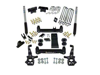 SuperLift 4-Inch Suspension Lift Kit with Bilstein Shocks (19-25 Sierra 1500 AT4)