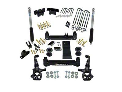 SuperLift 4-Inch Suspension Lift Kit with Bilstein Shocks (19-24 Sierra 1500 AT4)