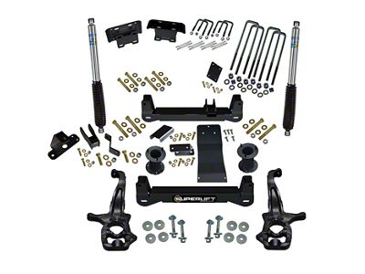 SuperLift 6-Inch Suspension Lift Kit with Bilstein Shocks (19-24 Sierra 1500, Excluding AT4 & Denali)