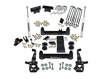 SuperLift 6-Inch Suspension Lift Kit with SuperLift Shocks (19-25 Sierra 1500, Excluding AT4 & Denali)